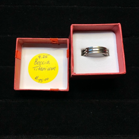 Boccia Titanium Ring industrial look elegant design size 4.25 - Picture 3 of 10